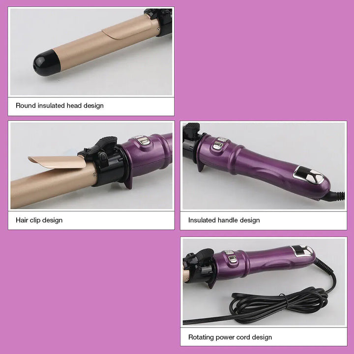 Rotating Automatic Hair Curling Iron