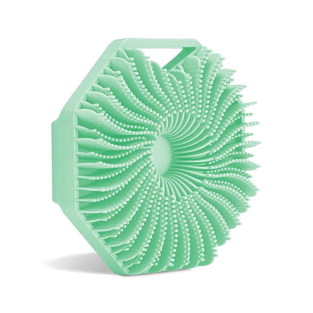 Antimicrobial Silicone Body Scrubber: Gentle Exfoliating Brush for Sensitive Skin, Eco-Friendly Shower Scrubber for a Refreshing Clean