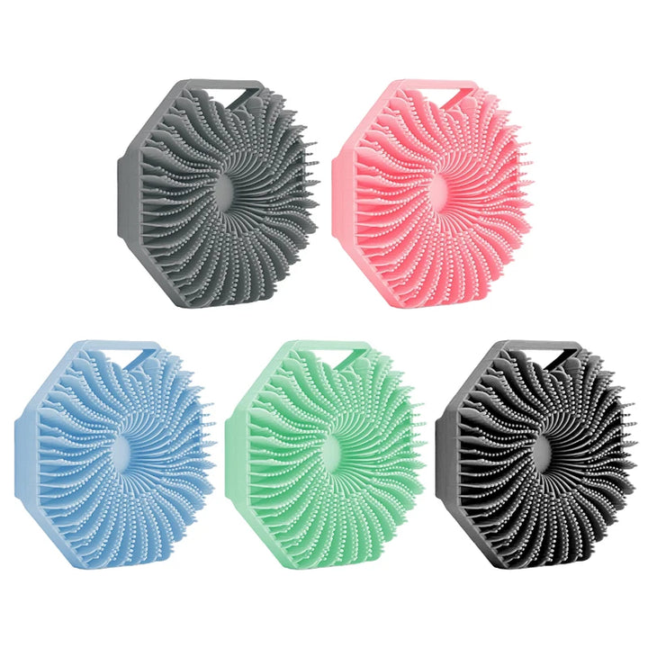 Antimicrobial Silicone Body Scrubber: Gentle Exfoliating Brush for Sensitive Skin, Eco-Friendly Shower Scrubber for a Refreshing Clean